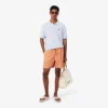 Mittellange Retroshorts mit Krokodil-Print