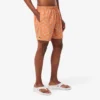 Mittellange Retroshorts mit Krokodil-Print