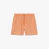 Mittellange Retroshorts mit Krokodil-Print