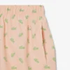 Mittellange Retroshorts mit Krokodil-Print