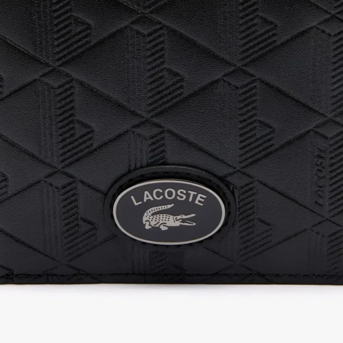 Mittlere Monogramm-Lederbrieftasche