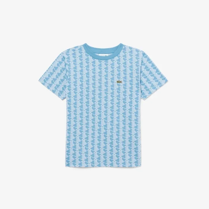 Monogramm-Baumwoll-T-Shirt
