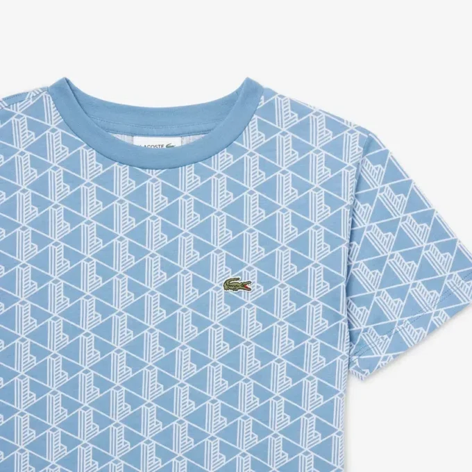 Monogramm-Baumwoll-T-Shirt