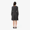 Nahtloses kurzes Wollkleid für Damen