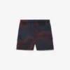 Nylon-Cargo-Shorts für Herren mit Ombra-Print