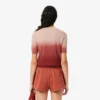 Ombra-Pullover mit kurzen Ärmeln für Damen