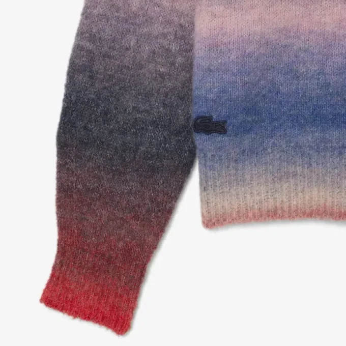 Ombra-Pullover mit Rundhalsausschnitt für Damen