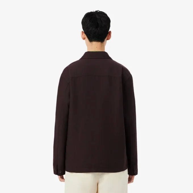 Overshirt aus Leinenmischung