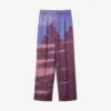 Oversize-Hose für Damen mit Landschaftsmuster