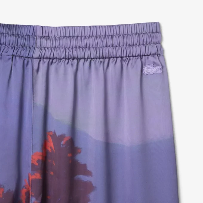 Oversize-Hose für Damen mit Landschaftsmuster