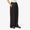 Oversize-Satin-Hose mit Gummizug
