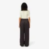 Oversize-Satin-Hose mit Gummizug