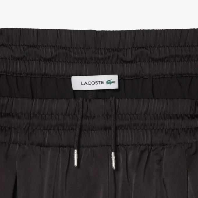 Oversize-Satin-Hose mit Gummizug