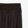 Oversize-Satin-Hose mit Gummizug
