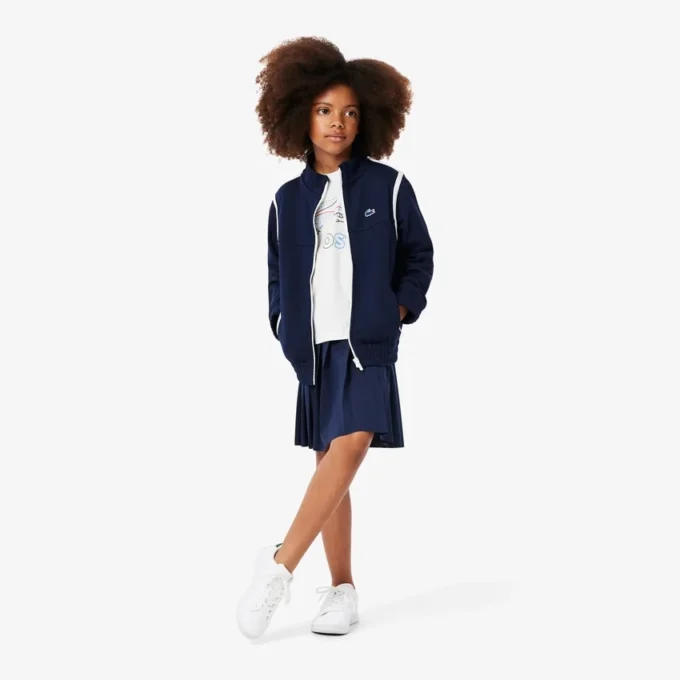 Oversized-Baumwoll-T-Shirt für Mädchen