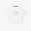 Oversized-Baumwoll-T-Shirt für Mädchen