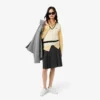 Oversized-Baumwollhemd mit Knöpfen für Damen