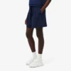 Oversized-Bermudashorts aus fließendem Leinen- und Polyester-Blend