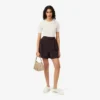 Oversized-Bermudashorts aus The Blend mit Falten