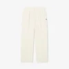 Oversized-Faltenhose aus Flanell für Damen