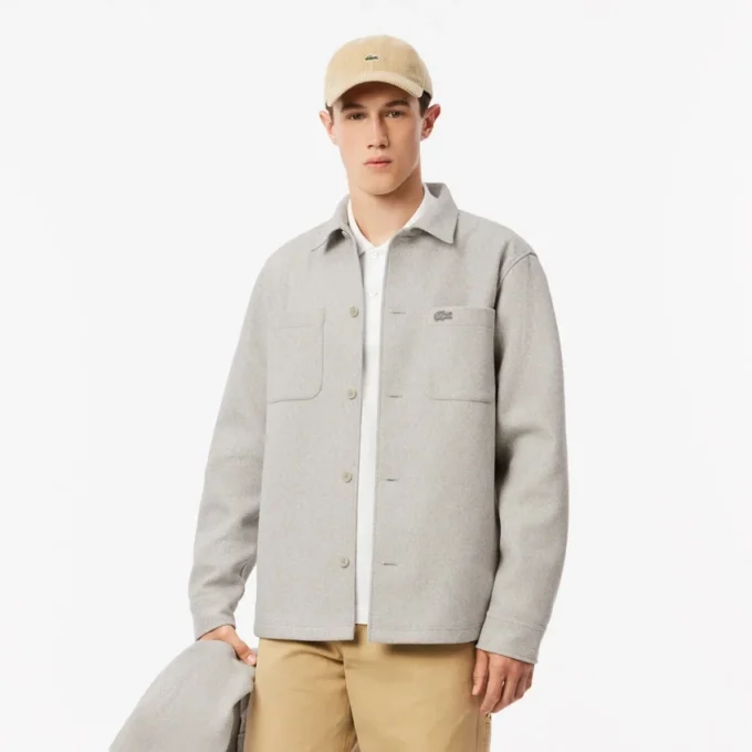 Oversized-Flanell-Overshirt für Herren