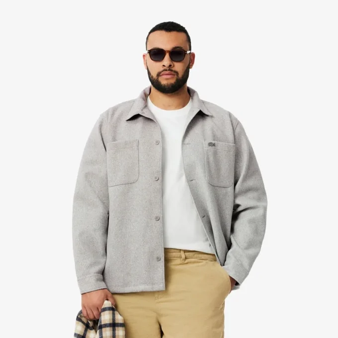 Oversized-Flanell-Overshirt für Herren