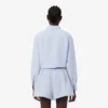 Oversized-Hemd aus Leinen-Blend