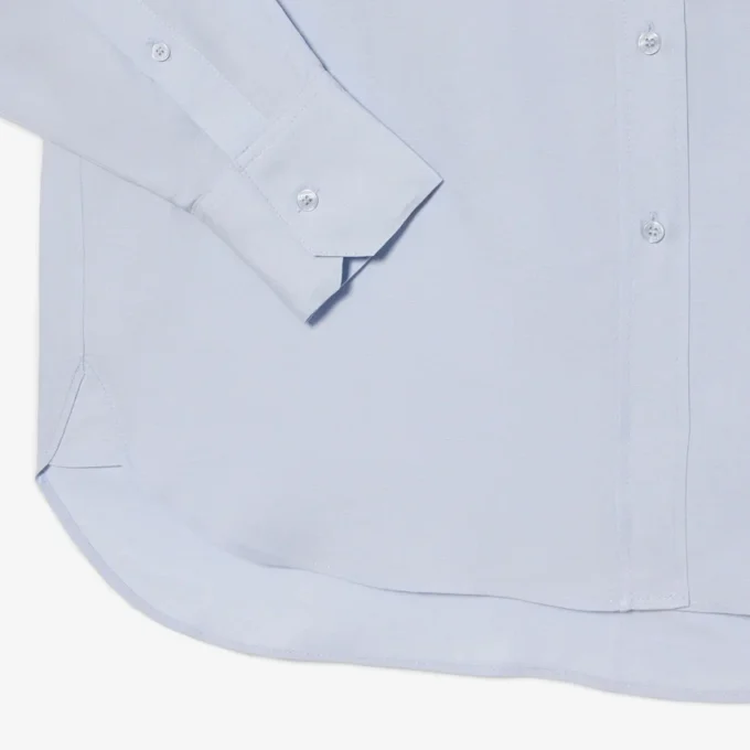Oversized-Hemd aus Leinen-Blend