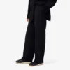 Oversized-Hose aus fließendem Piqué