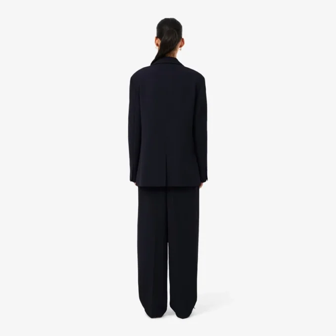 Oversized-Hose aus fließendem Piqué