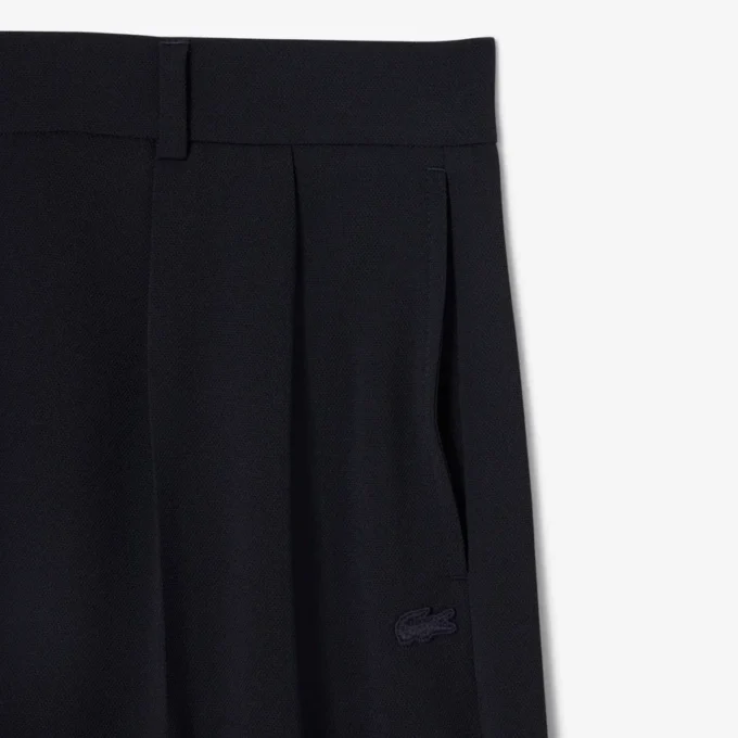 Oversized-Hose aus fließendem Piqué