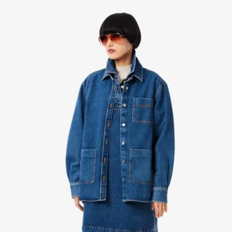 Oversized-Jeanshemd für Damen