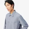 Oversized-Overshirt aus Woll-Blend
