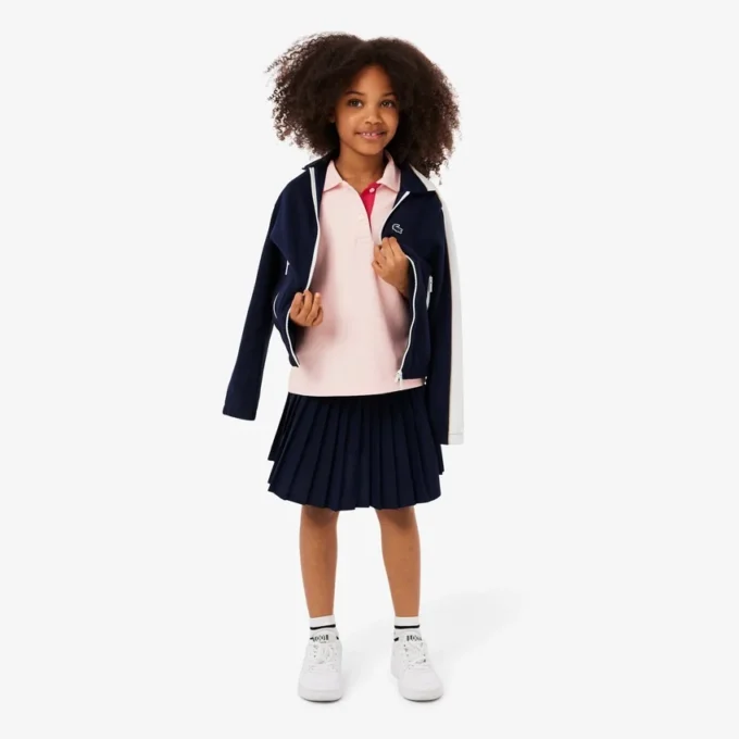 Oversized-Poloshirt für Mädchen