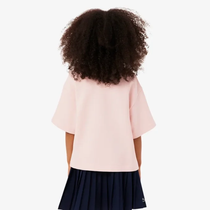 Oversized-Poloshirt für Mädchen
