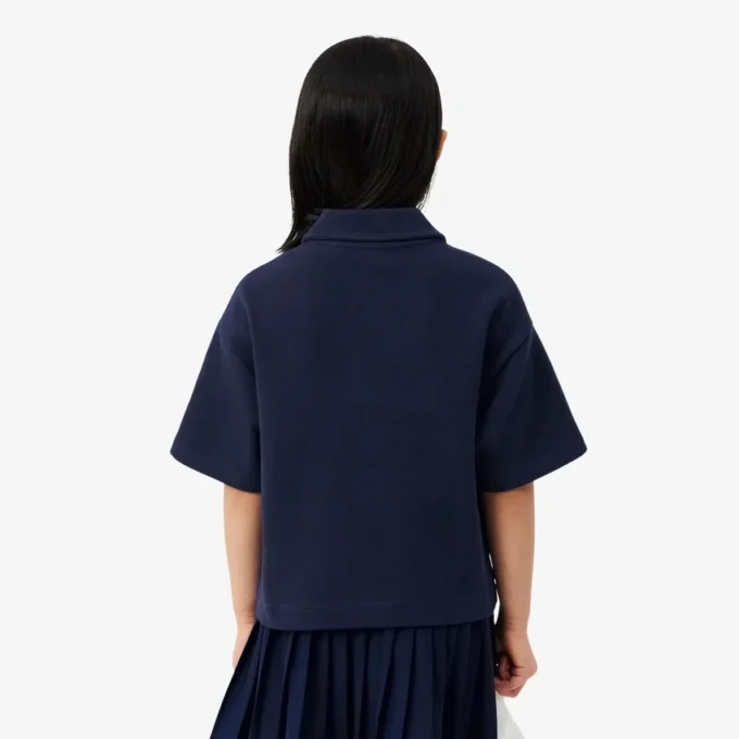 Oversized-Poloshirt für Mädchen