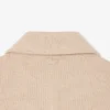 Oversized-Poloshirt mit Rippstrick