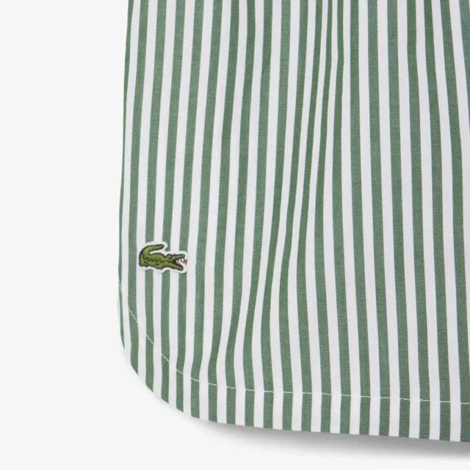 Oversized-Pyjama-Set aus gestreiftem Popeline