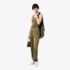 Oversized-Satin-Jogginghose für Damen