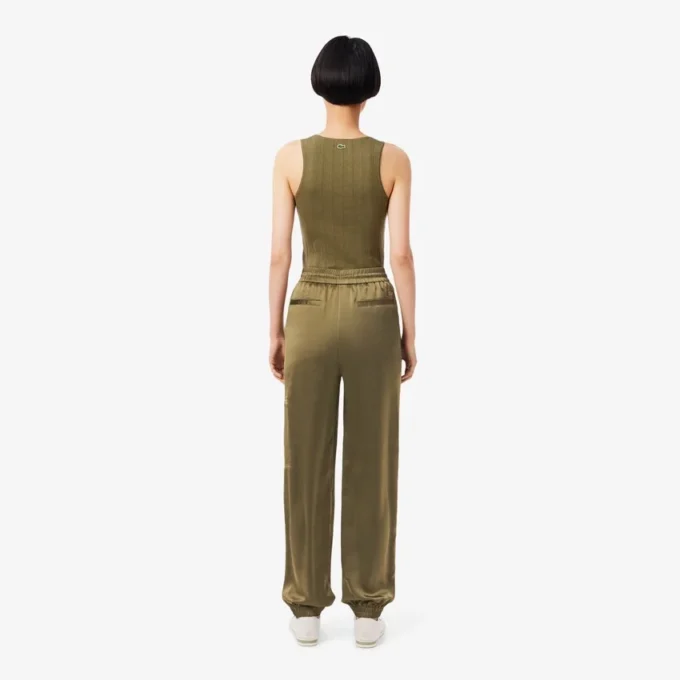 Oversized-Satin-Jogginghose für Damen