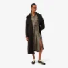 Oversized-Satinhemd mit Print