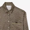 Oversized-Satinhemd mit Print