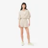Oversized-Shorts aus Leinen-Blend