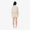 Oversized-Shorts aus Leinen-Blend