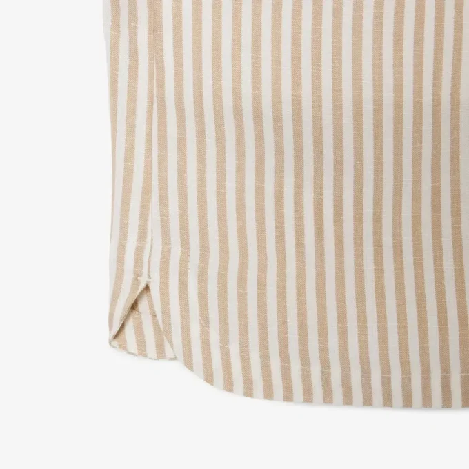 Oversized-Shorts aus Leinen-Blend