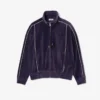 Oversized-Sweatshirt aus Velours mit Reißverschluss für Damen