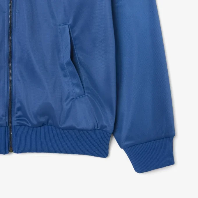 Oversized-Sweatshirt für Damen aus Satin mit Pointelle-Streifen