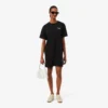 Oversized-T-Shirt-Kleid aus Baumwolle