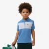 Petit Piqué Poloshirt mit Farbblock-Design