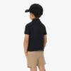 Petit Piqué Poloshirt mit Farbblock-Design